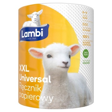 Рулон бумажных полотенец Lambi Universal XXL x 1 шт.