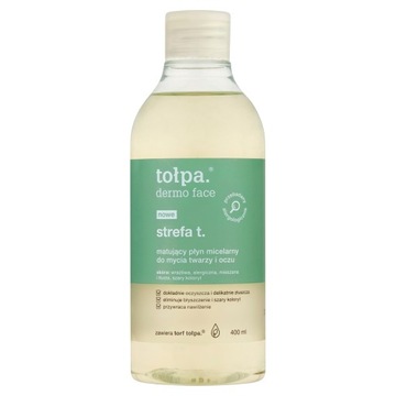 Tołpa Dermo Face Matujący płyn micelarny Strefa T 400ml