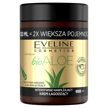 EVELINE Bio Aloe krem łagodzący intensywnie nawilżający 100ml