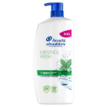 Head&Shoulders Menthol Szampon do włosów Przeciwłupieżowy 800 ml z Pompką
