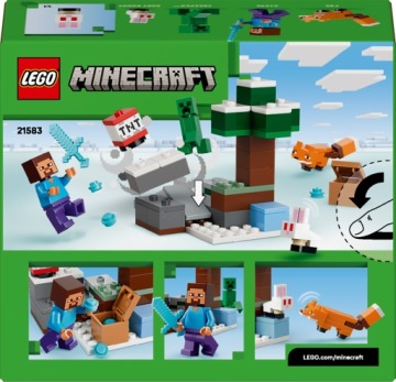 LEGO Minecraft 21583 Приключение Стива в тайге