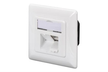 Розетка DIGITUS Cat.6 для поверхностного монтажа 2xRJ45, экранированная