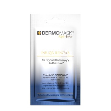LBIOTICA DERMOMASK NIGHT ACTIVE MASECZKA INFUZJA TLENOWA 12 ml