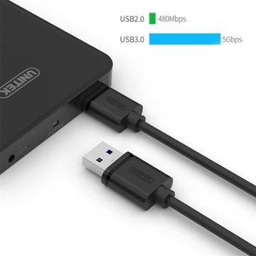 Кабель Unitek USB 3.0 microB/USB 2 м