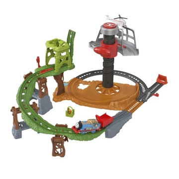 Fisher Price Thomas Adventure Safari Набор ВЕРТОЛЕТ ЛОКОМОТИВ ПОДАРОК