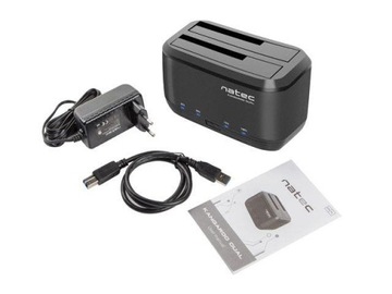 Stacja dokująca HDD Natec Kangaroo Dual czarna