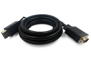 Кабель DisplayPort VGA 1,8 м черный