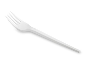 Widelec plastikowy sztućce wielorazowe grube mocne czarny zestaw 50 szt