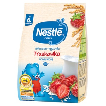 NESTLE МОЛОЧНО-РИСОВЫЕ ЗЕРНА КЛУБНИКА 230 Г