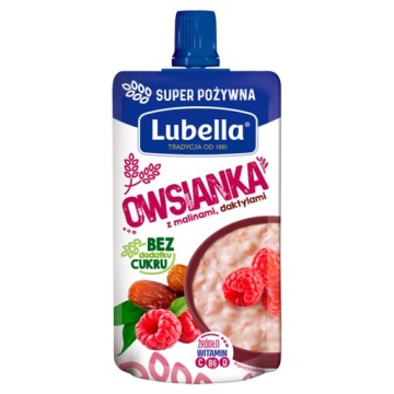 Lubella Вівсянка з малиною фініками 100 г