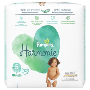 Pieluszki Pampers Harmonie Rozmiar 5 24 szt.