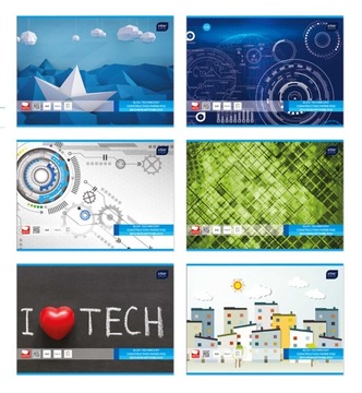 Технический блокнот А4, 160 г/м2, 10 листов, белый