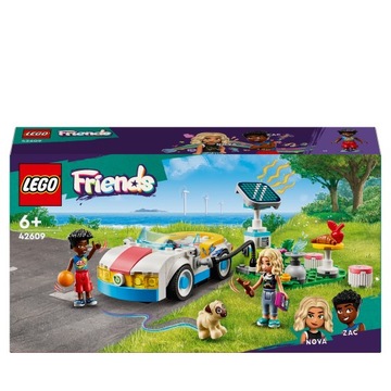 LEGO Friends 42609 Elektryczny samochód z ładowarką