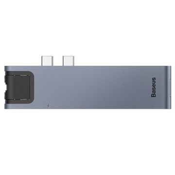 Адаптер Baseus для MacBook 7in1 USB-C, серый