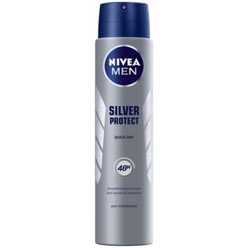NIVEA MEN Antyperspirant Silver Protect Duże opakowanie XXL 250ml