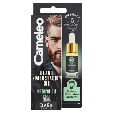DELIA CAMELEO MEN масло для бороды и усов, 10мл