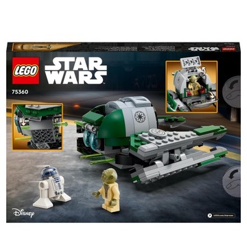 LEGO STAR WARS 75360 Звездные войны Звездный истребитель джедая Йоды 253 кубика 8+