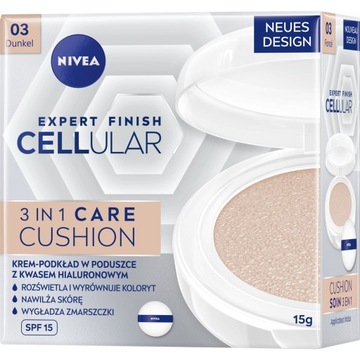 Nivea Expert Finish Cellular 03 Тональный крем для темного лица 15 мл SPF 11-20c
