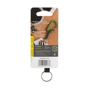 Брелок для ключей Nite Ize SlideLock с алюминиевым помпоном