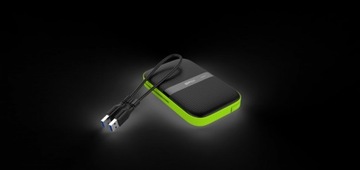 Внешний диск Silicon Power ARMOR A60 2 ТБ, 2,5 дюйма, USB 3.0 ЧЕРНО-ЗЕЛЕНЫЙ/ПАНЦЕР