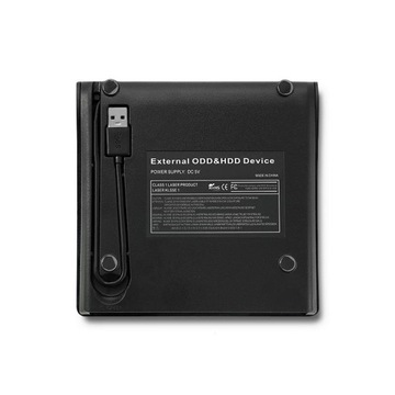 Корпус для привода CD/DVD SATA USB 3.0 12,7 мм