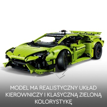 LEGO Technic Модель автомобиля Lamborghini Huracan 42161 Спортивный автомобиль в подарок
