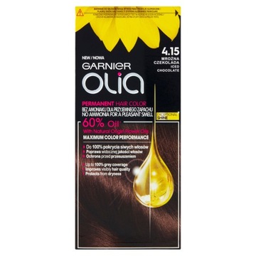 Garnier Olia Farba do włosów nr 4.15 Mroźna Czekolada 1op.