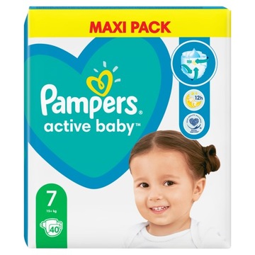 Подгузники Pampers Active Baby размер 7 40 шт.