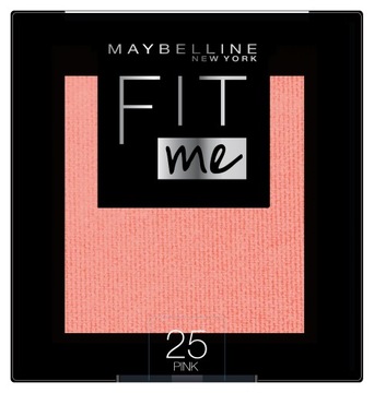 Róż do policzków prasowany różowy Maybelline Fit Me Blush 25 Pink