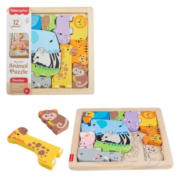 Fisher-Price Тваринки Дерев'яні пазли Головоломка