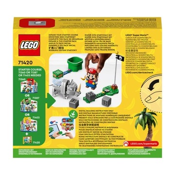 LEGO Super Mario 71420 Носорог Рэмби Подарочная сумка LEGO