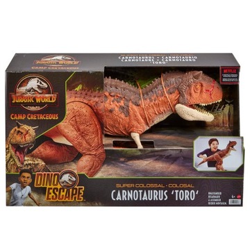 Figurka Mattel Jurassic World Dino Escape Karnotaur Toro 91 cm dł. HBY86