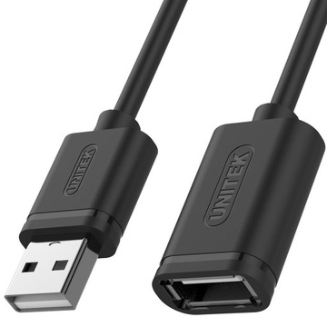 UNITEK Кабель-удлинитель USB 2.0 AM-AF 2M