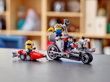 LEGO Minions 75549 Неудержимый мотоцикл уезжает