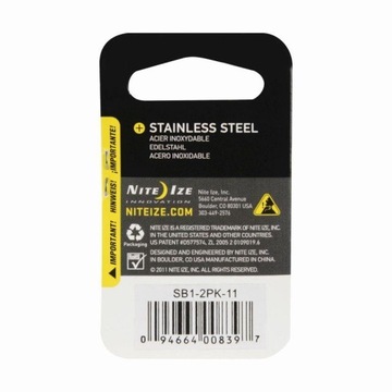 Набор двойных карабинов Nite Ize S-Biner. №1