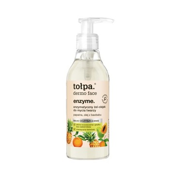Tołpa dermo face enzyme enzymatyczny żel-olejek do mycia twarzy 195 ml