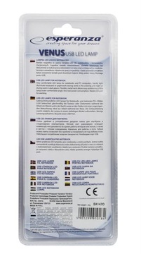 USB СВЕТОДИОДНАЯ ЛАМПА ДЛЯ НОУТБУКА, ЧЕРНАЯ