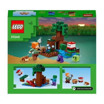 LEGO Minecraft Swamp Adventure 21240 + LEGO MINECRAFT Пещера 30647