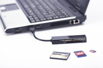 Кардридер Compact Flash, SD, Micro SD USB 2.0