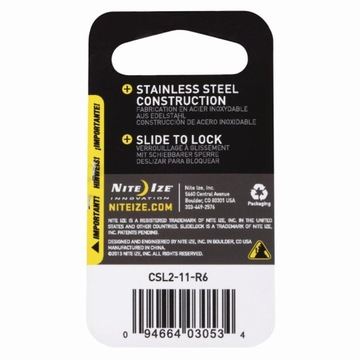 Karabińczyk Nite Ize SlideLock #2 CSL2-11-R6