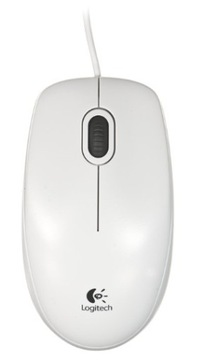 Mysz przewodowa Logitech B100 USB Biała