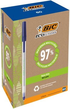 Ручка шариковая Bic Ecolutions Round Stic синяя 1 шт.