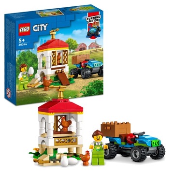 Кубики LEGO City (60344) Курятник на ферме