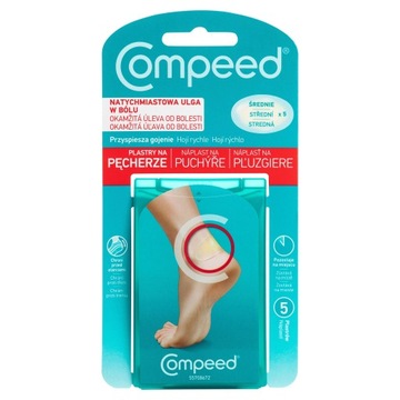 COMPEED Plastry na pęcherze - średnie 1op.-5 szt