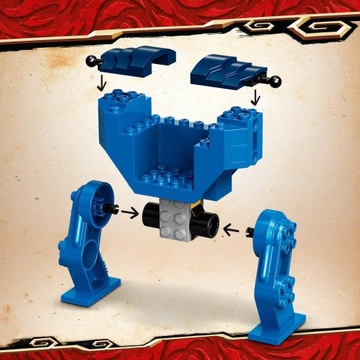 LEGO Ninjago 71740 Jay's Electro Mech Eyezor Vehicle Cannon 106 кирпичей 4+