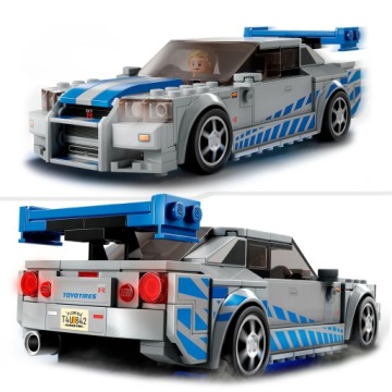 Klocki LEGO Speed Champions 76917 Nissan Skyline GT-R R34 Szybcy i Wściekli