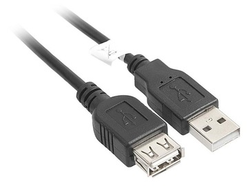 Kabel przedłużający USB 2.0 A-A TRACER 43312 czarny 3 m