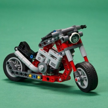 LEGO TECHNIC Мотоцикл Чоппер 2в1 Туристический мотоцикл 163 кубика 7+