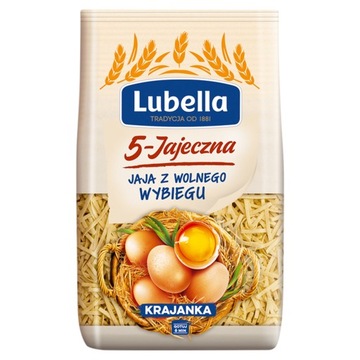 Makaron jajeczny krajanka Lubella 5 jaj 400 g