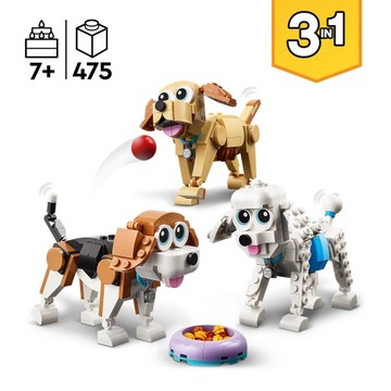 LEGO CREATOR 31137 CUTE DOGS + БУМАЖНЫЙ ПАКЕТ LEGO СРЕДНИЙ 6315792